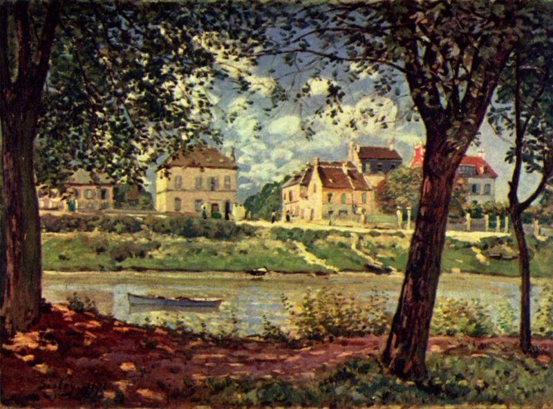 Seine bei Saint Mammes, Alfred Sisley